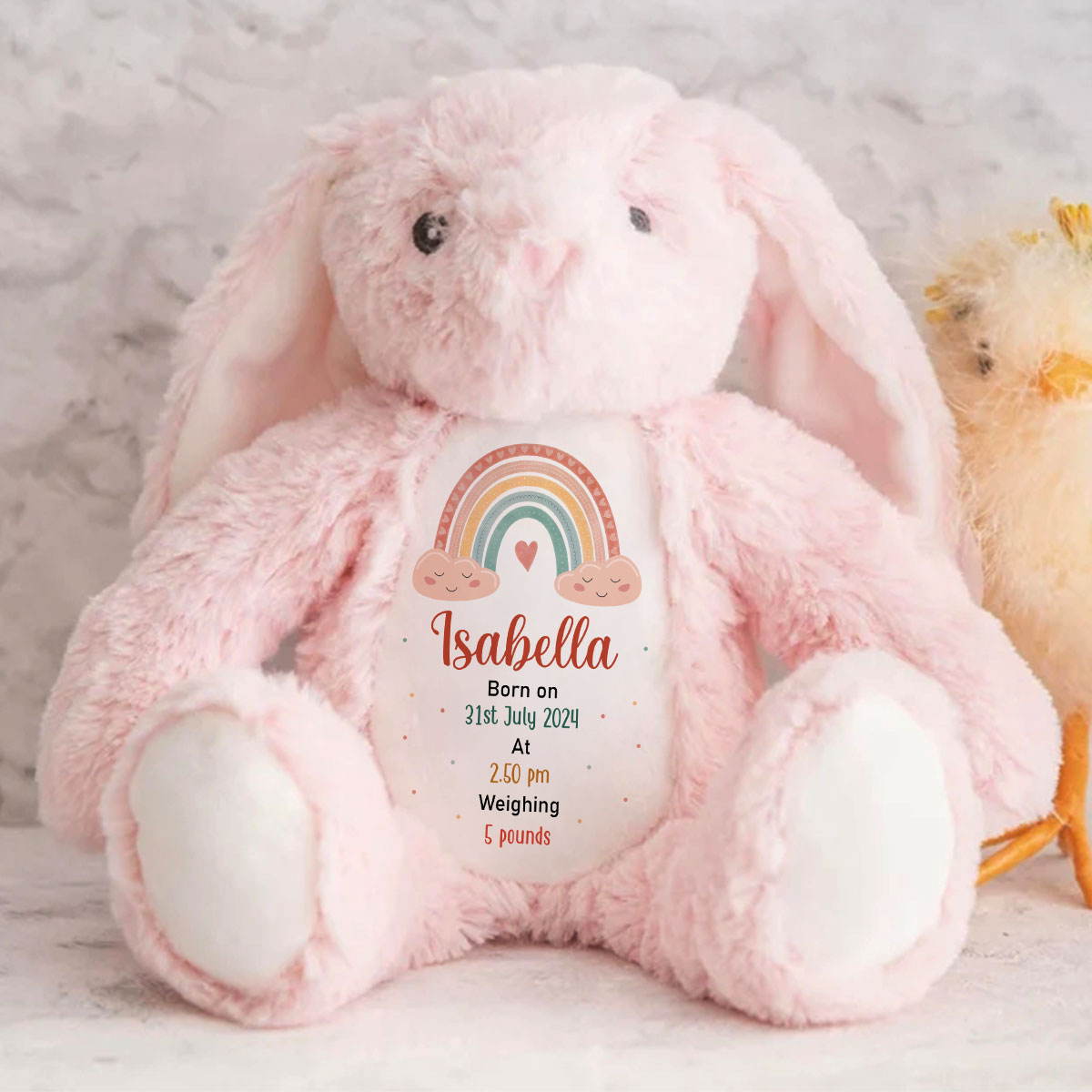 New Baby | Personalized Stuffed Bunny