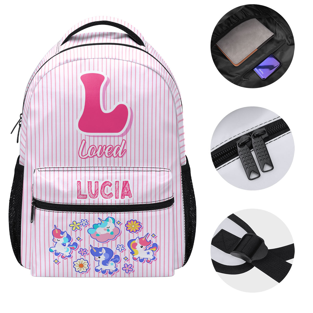 Cute Letter | Personalized Backpack JSBPPHA1032D