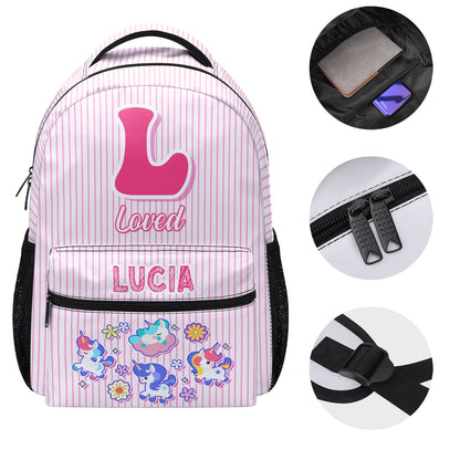 Cute Letter | Personalized Backpack JSBPPHA1032D