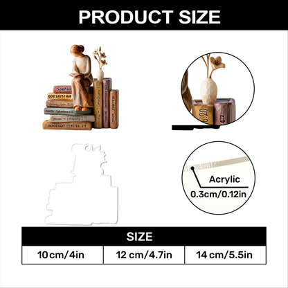 God Says I Am | Personalized 1-Layer Acrylic Ornament