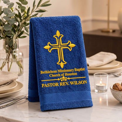 A Servant Called By God | Personalized Embroidered Fingertip Towel