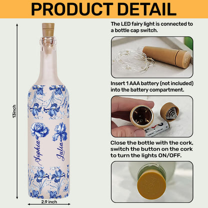 Friends Are God's Way Of Making Sure We Never Walk Alone | Personalized Bottle Lamp