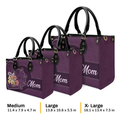 Best Mom Ever | Personalized Leather Handbag