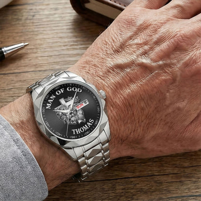 Man Of God | Personalized Men's Wrist Watch