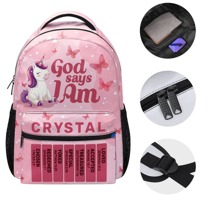 God Says I Am | Personalized Backpack JSBPPH979D