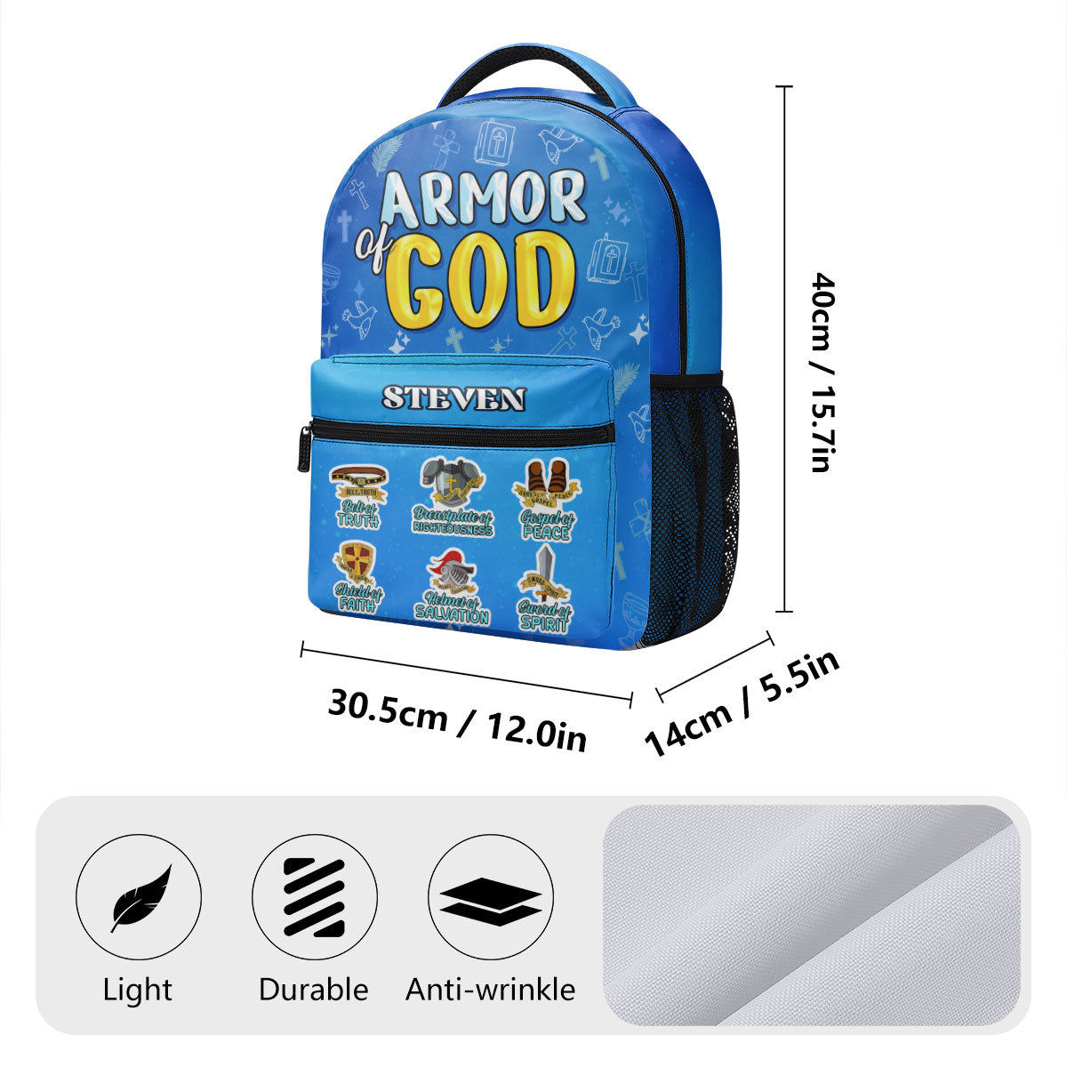 Armor Of God | Personalized Backpack JSBPPHA1070TA