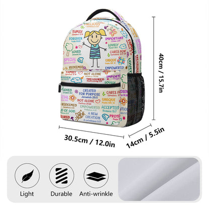 God Says I Am | Personalized Backpack JSBPPH1212L