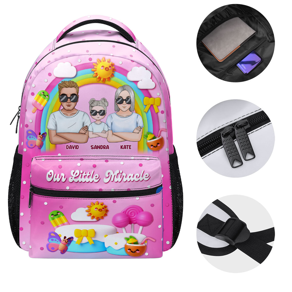 Our Little Miracle | Personalized Backpack JSBPPH890D