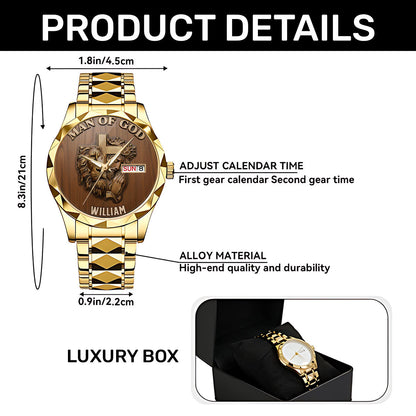 Man Of God | Personalized Men's Wrist Watch