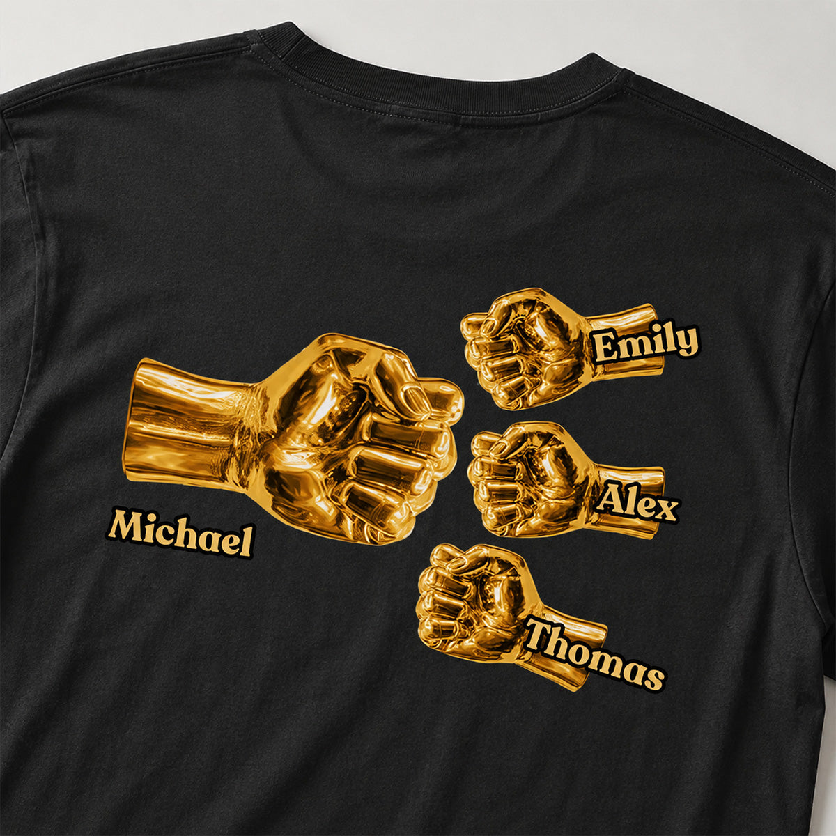 Man Of God Premium Golden Version | Personalized T-shirt With