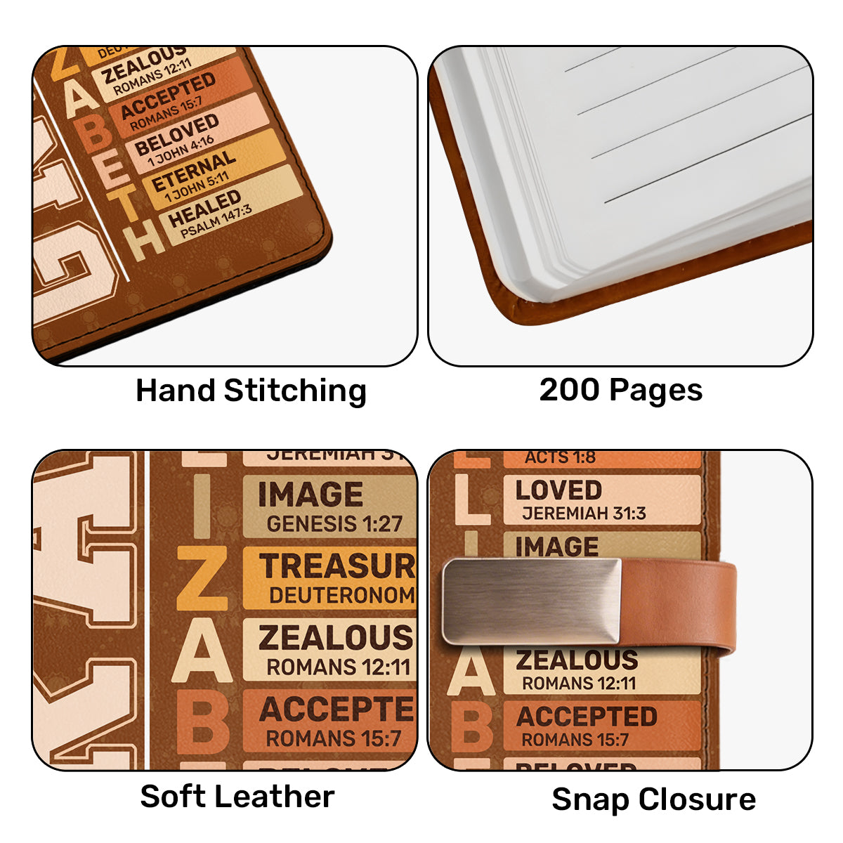 Congratulations Grad  | Personalized Leather Notebook & Pen Set