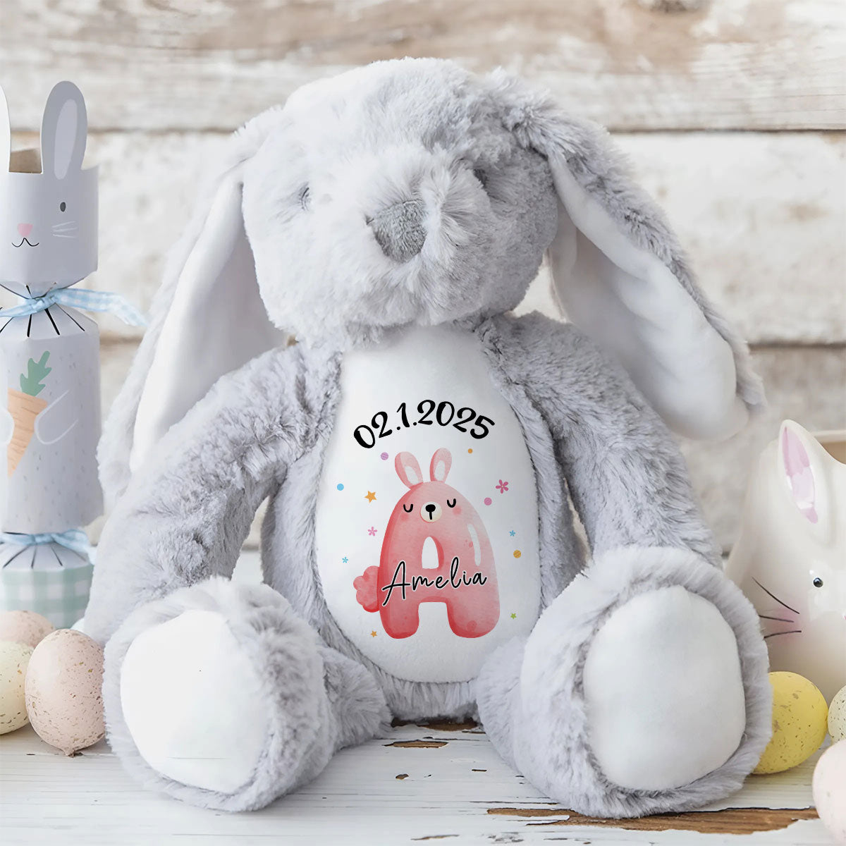 Baby's Name | Personalized Stuffed Bunny