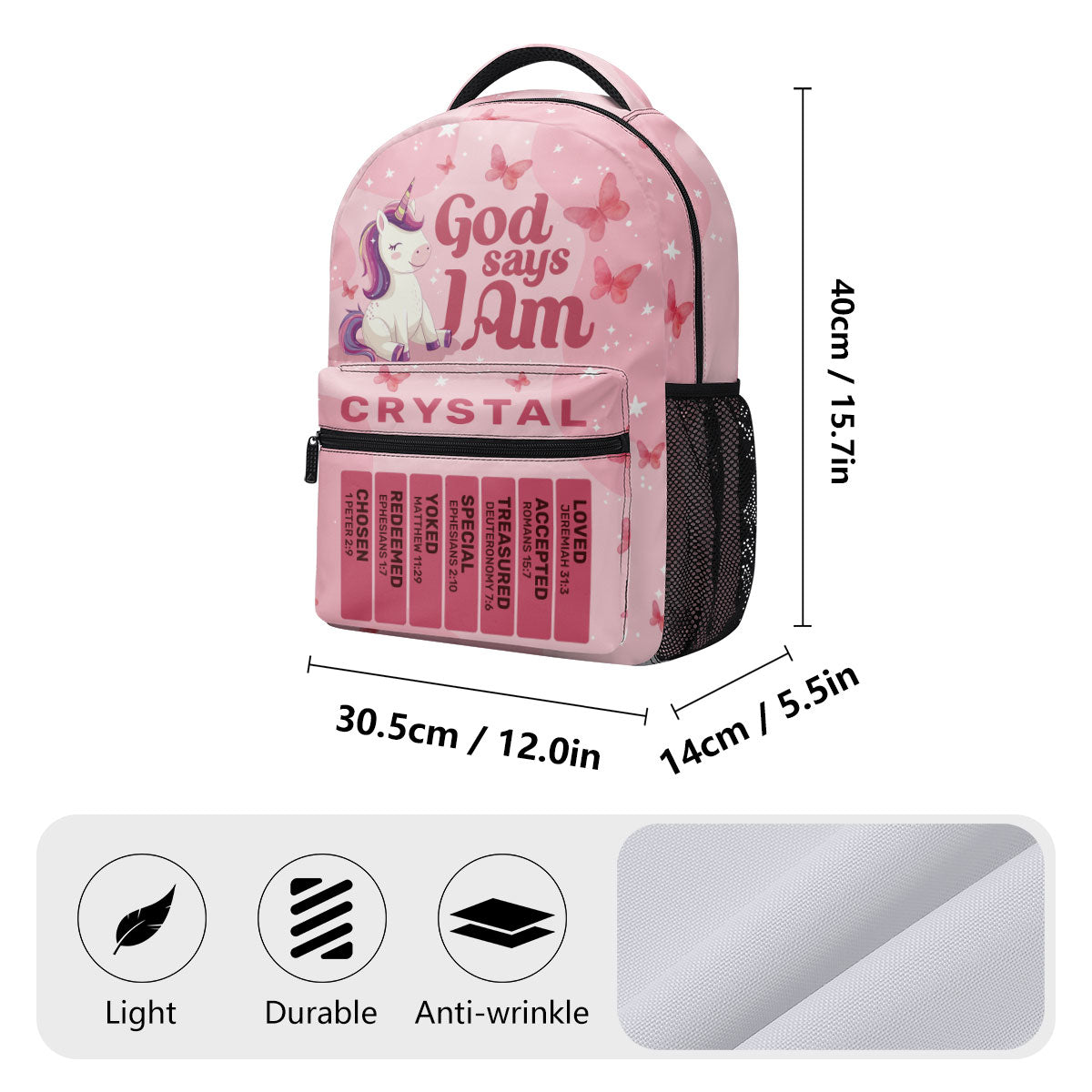 God Says I Am | Personalized Backpack JSBPPH979D