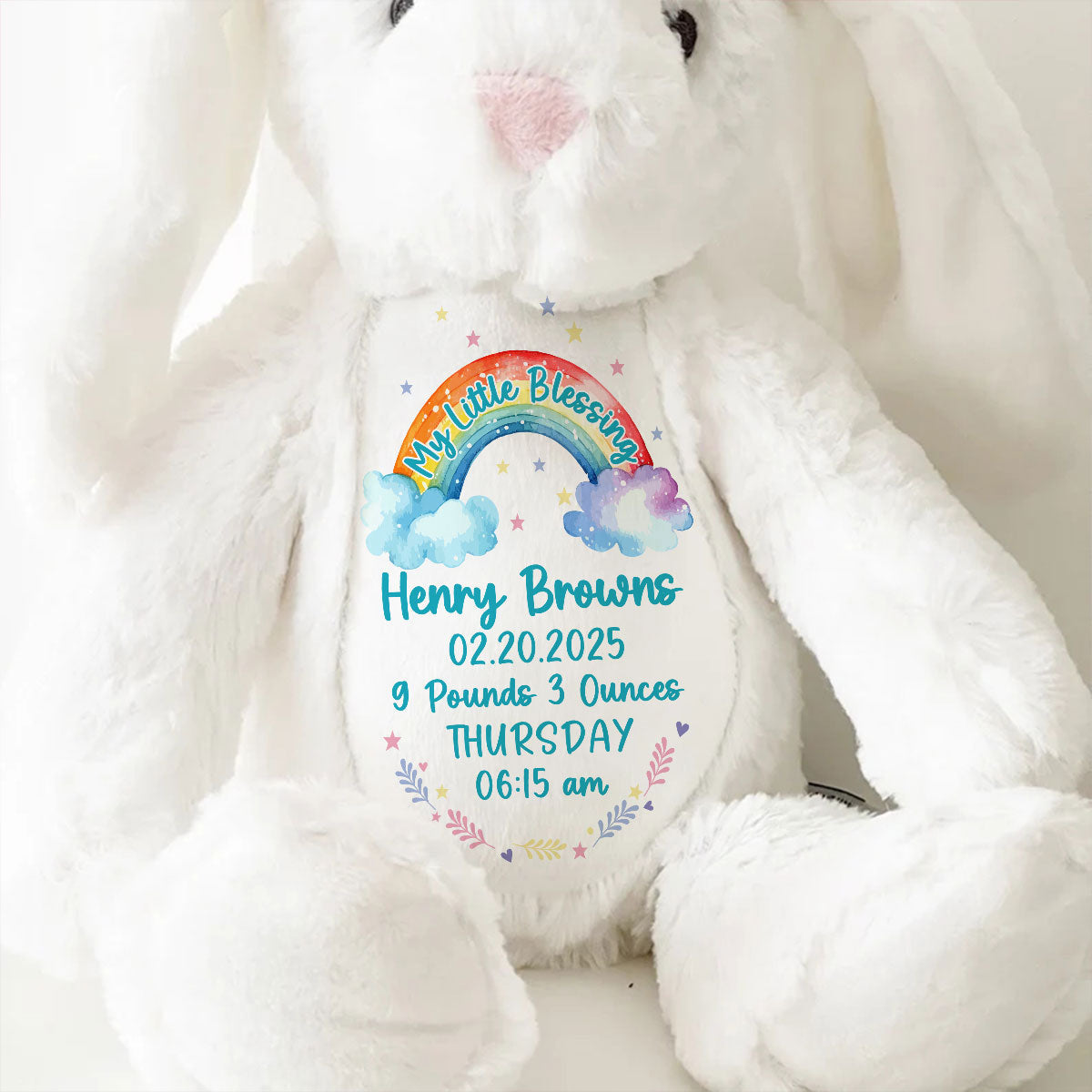 My Little Blessing | Personalized Stuffed Bunny