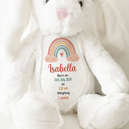 New Baby | Personalized Stuffed Bunny
