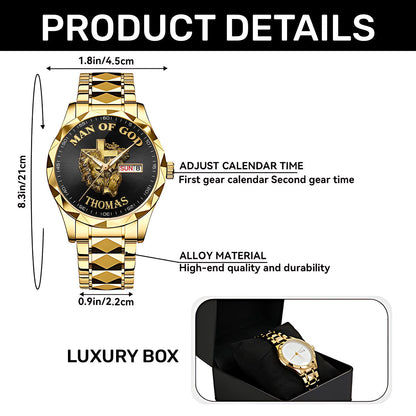 Man Of God | Personalized Men's Wrist Watch