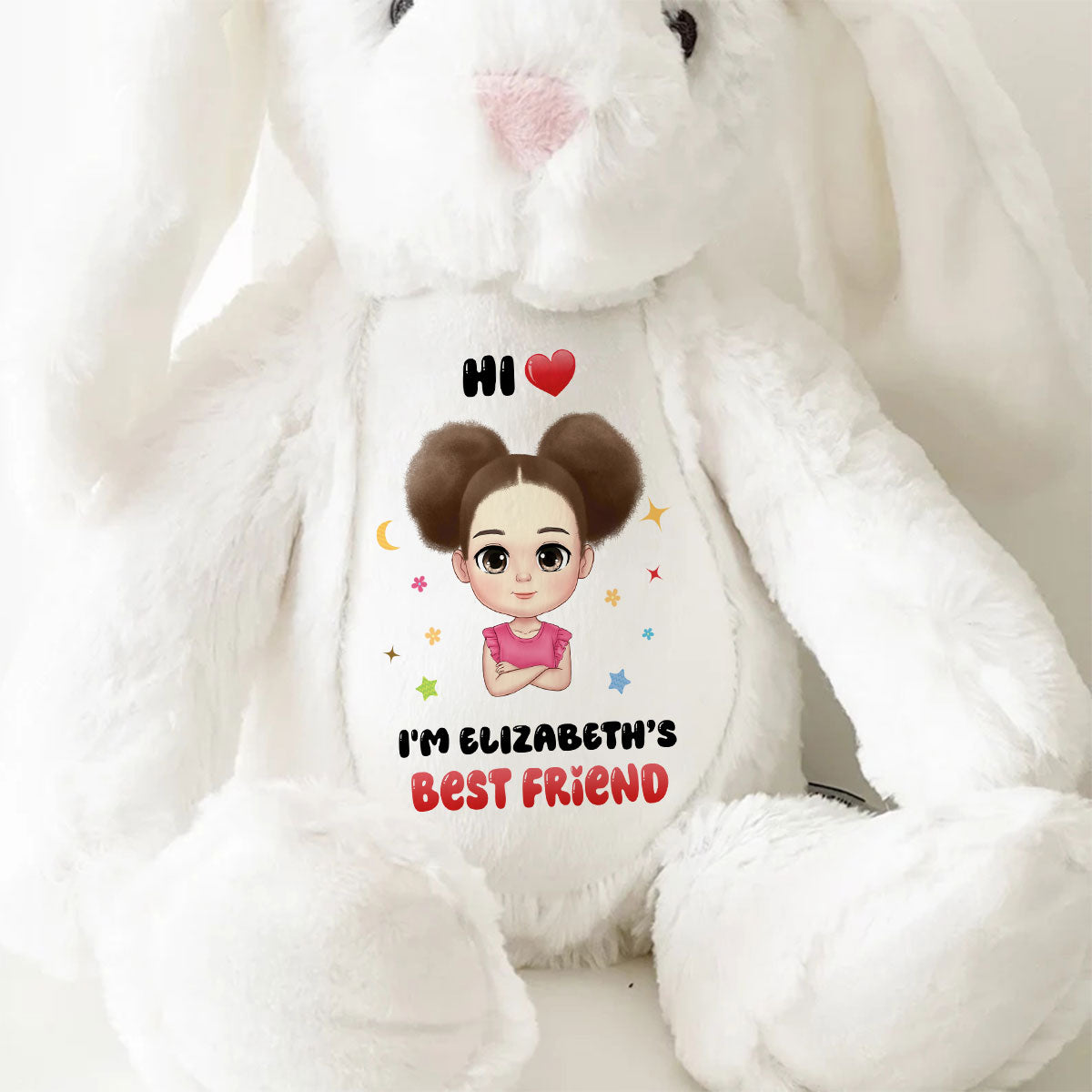 I'm Baby's Best Friend | Personalized Stuffed Bunny