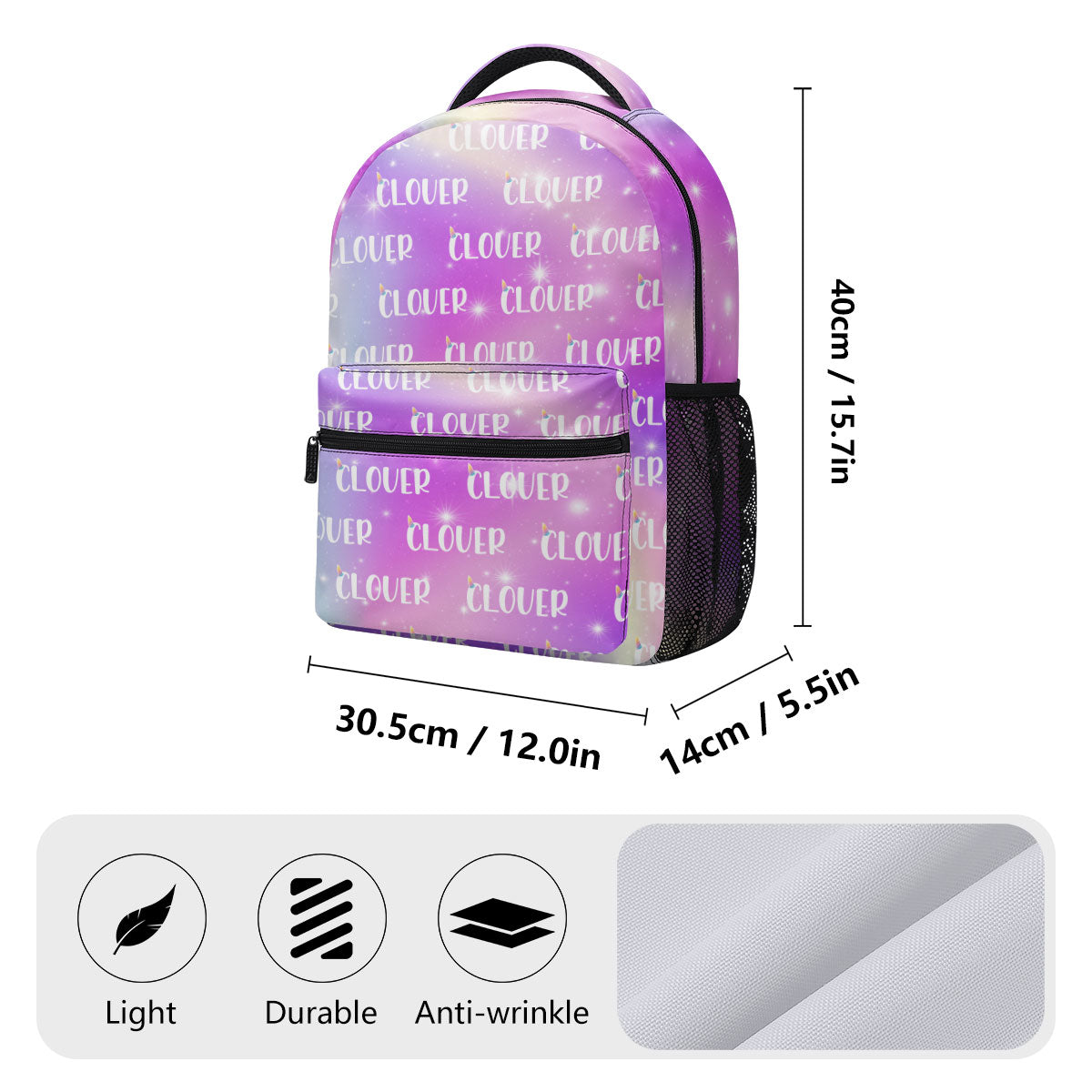 Cute Gradient Color | Personalized Backpack JSBPPH973D