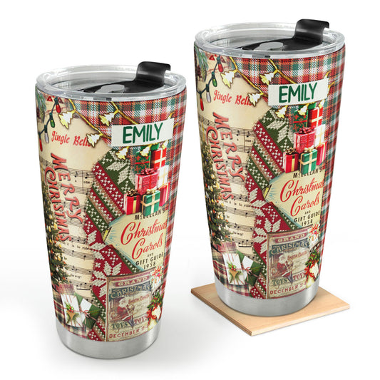 Old Christmas | Personalized Stainless Steel Tumbler