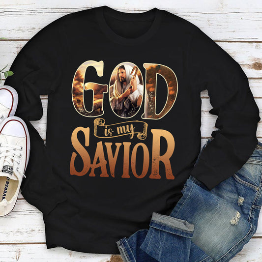 Classic Christian Unisex Long Sleeve - God Is My Savior AHN225