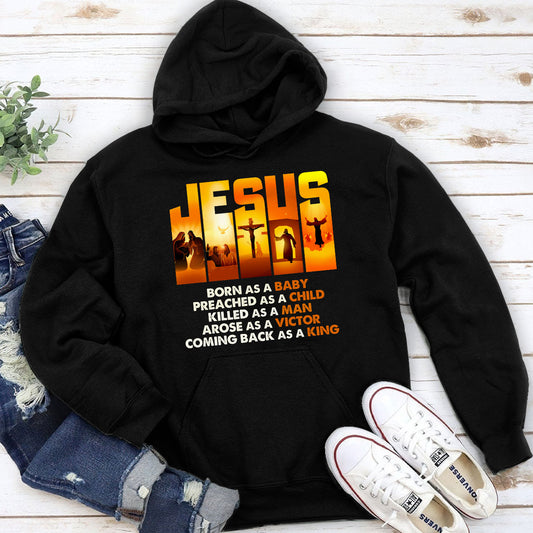 Jesus Born As A Baby - Unique Unisex Hoodie HIM255