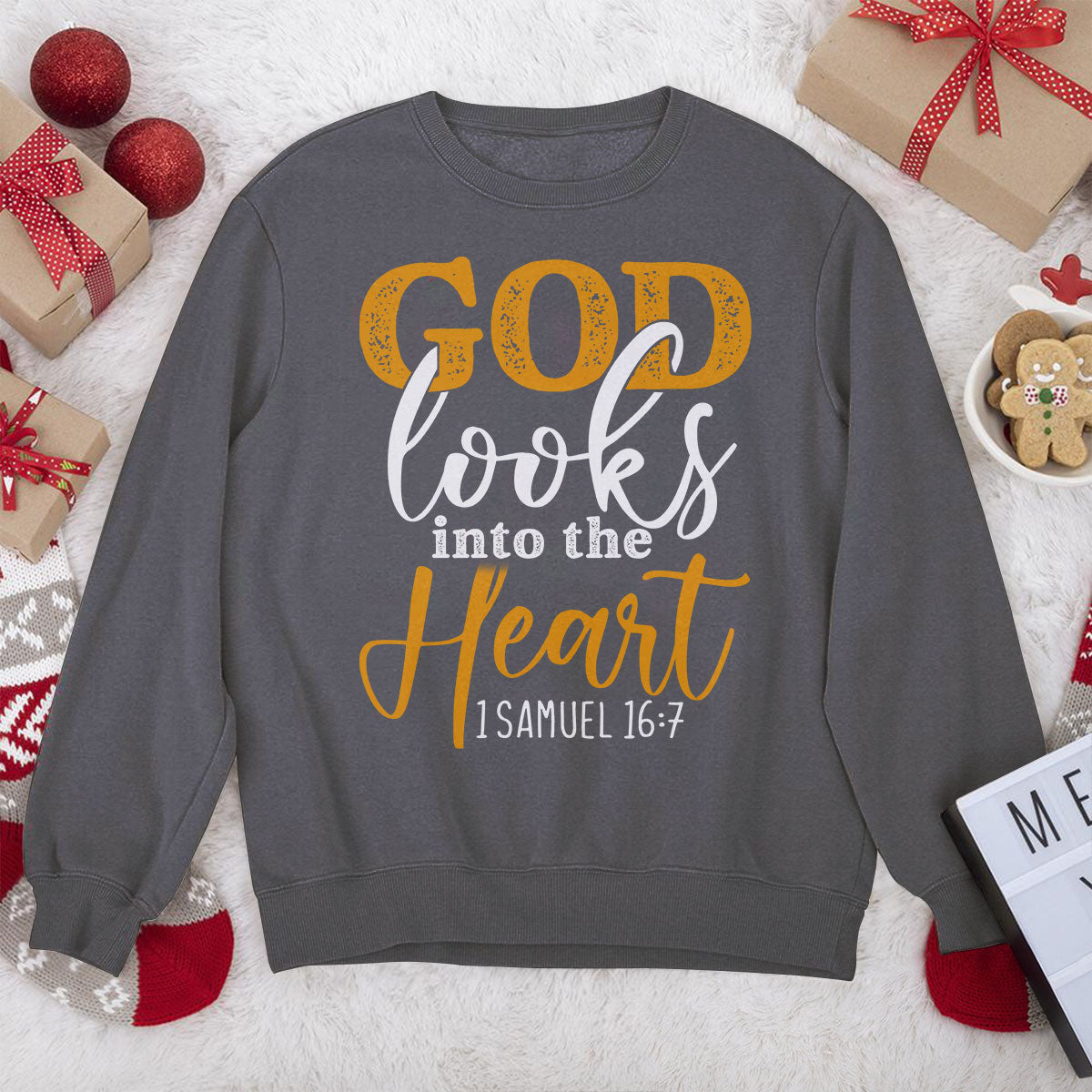 God Looks Into The Heart - Unisex Sweatshirt HAP12