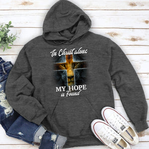 Classic Christian Unisex Hoodie - In Christ Alone, My Hope Is Found HAP08