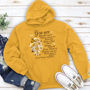 Lovely Christian Unisex Hoodie - You Are Protected NUHN353