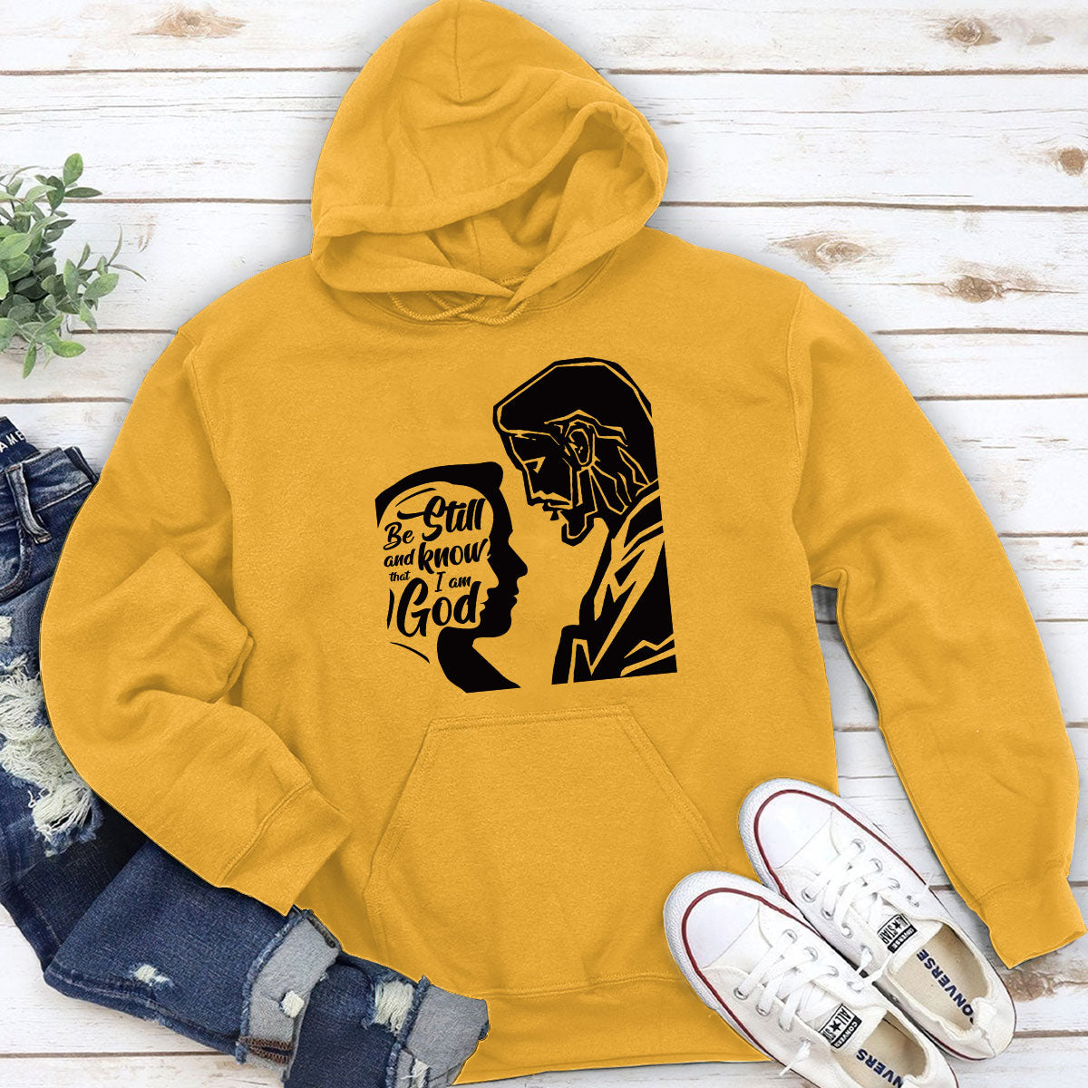 Be Still And Know That I Am God - Must-Have Christian Unisex Hoodie HHN358