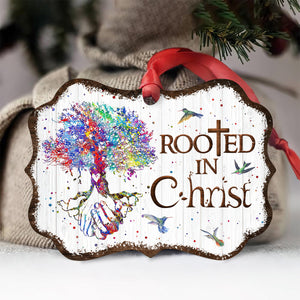 Rooted In Christ - Unique Christian Aluminium Ornament HA223