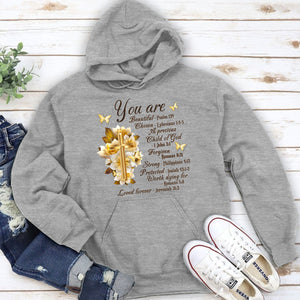 Lovely Christian Unisex Hoodie - You Are Protected NUHN353