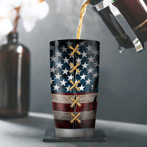 God Bless America, Land That I Love - Unique Personalized Eagle Stainless Steel Tumbler 20oz HIA181