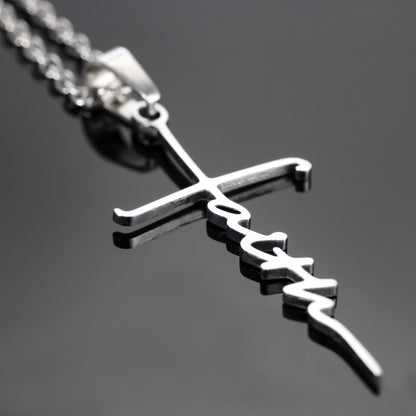 God Gave Me You - Sweet Personalized Faith Cross Necklace NUH417