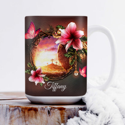 Awesome Personalized White Ceramic Mug - God, Grant Me The Serenity To Accept The Things I Cannot Change NUH321