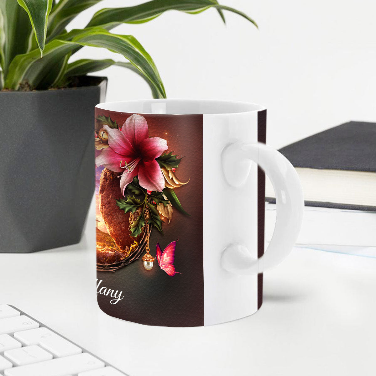 Awesome Personalized White Ceramic Mug - God, Grant Me The Serenity To Accept The Things I Cannot Change NUH321