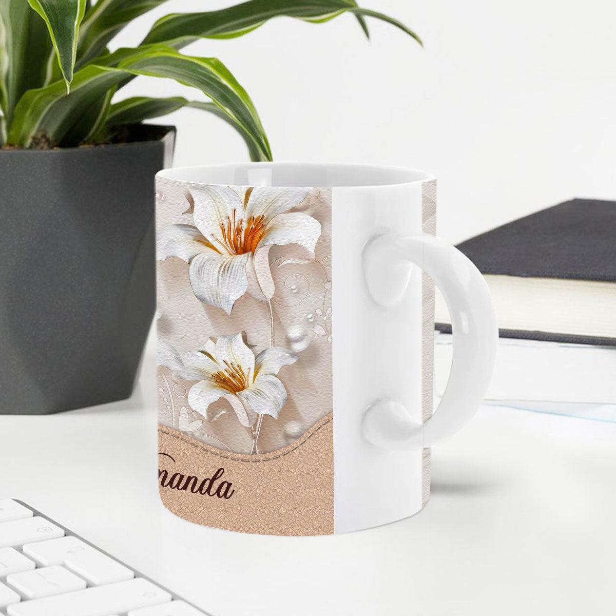 The Word Was With God - Stunning Personalized White Ceramic Mug NUH337