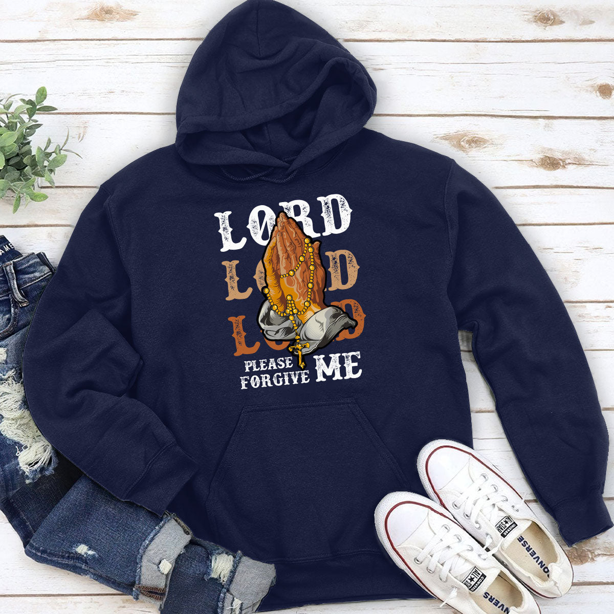 Lord, Please Forgive Me - Christian Unisex Hoodie HHN359