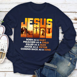 Jesus Preached As A Child - Awesome Christian Unisex Long Sleeve HIM255