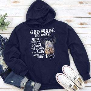 God Made The Horse From The Breath Of The Wind - Christian Unisex Hoodie AHN223