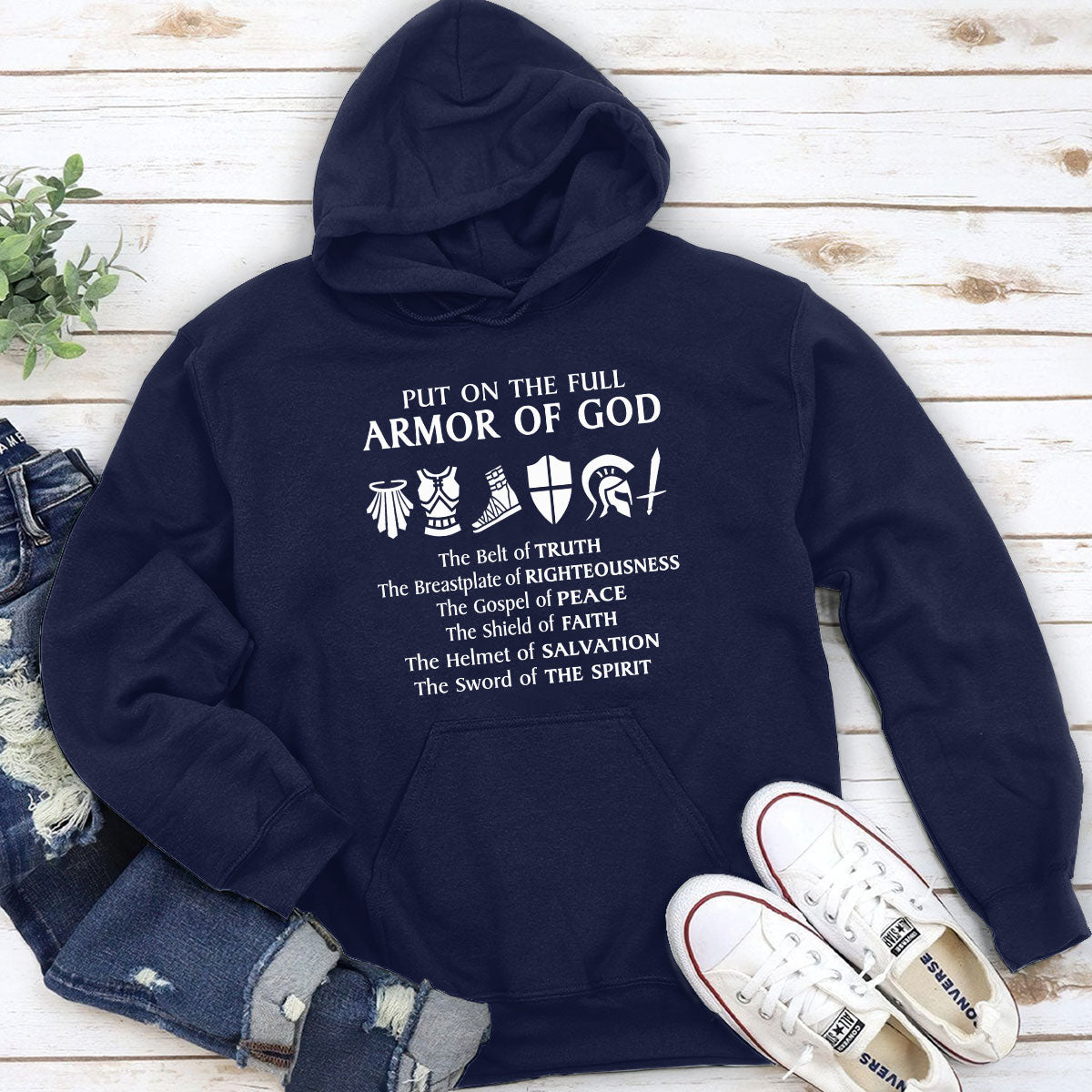 The Sword Of The Spirit - Beautiful Christian Unisex Hoodie NUM352