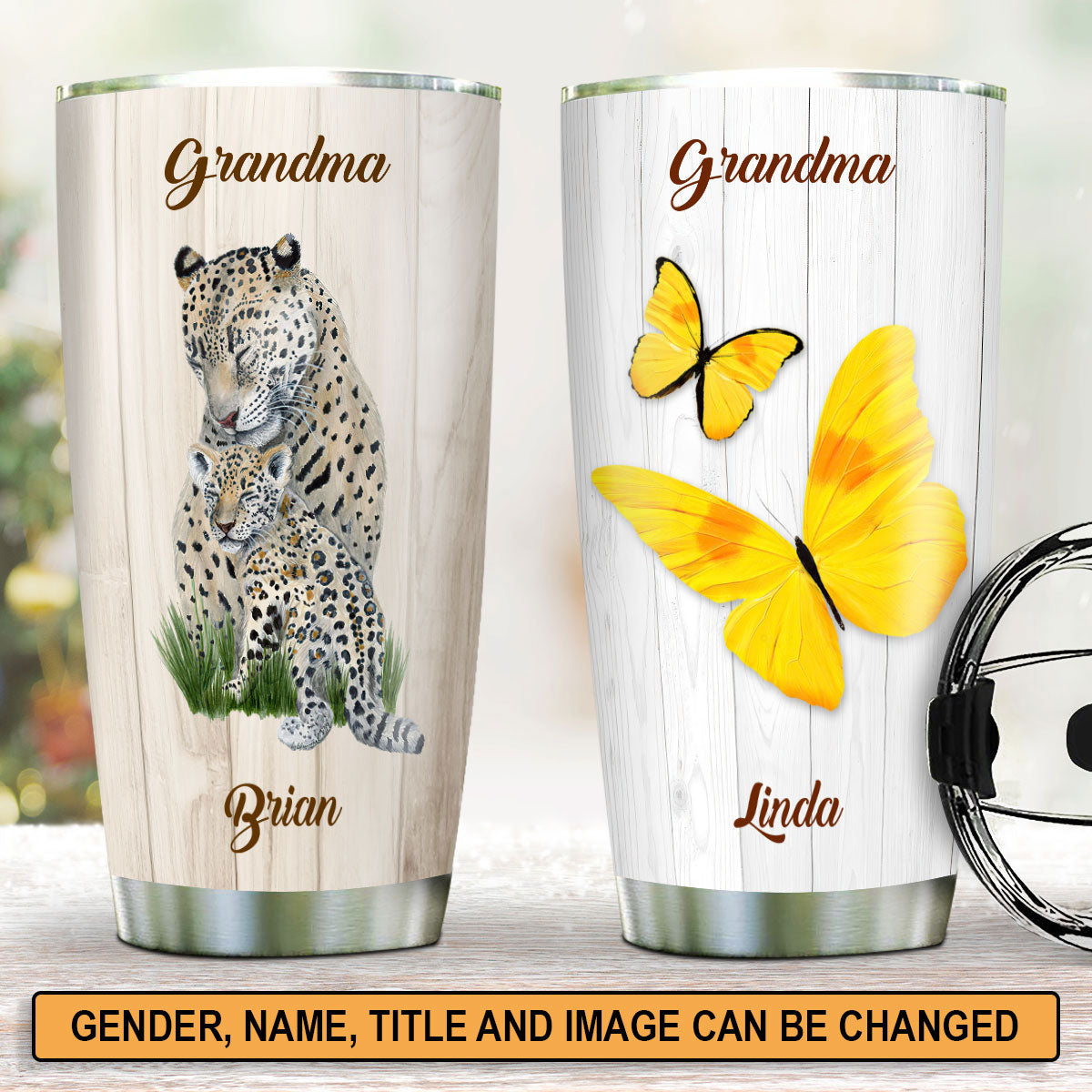 Personalized Stainless Steel Tumbler 20oz For Grandchildren - I‘ll Always Be With You NUA220