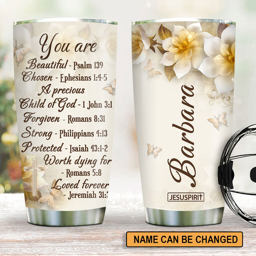 You Are Loved Forever - Beautiful Personalized Stainless Steel Tumbler 20oz NUHN353