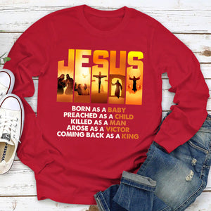 Jesus Preached As A Child - Awesome Christian Unisex Long Sleeve HIM255