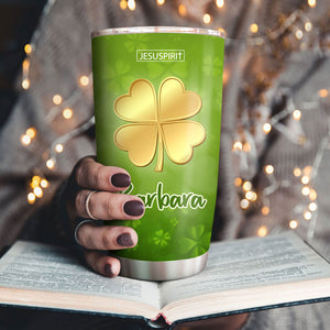 Must-Have Personalized Stainless Steel Tumbler 20oz - I‘m Not Lucky I Am Blessed NUHN375