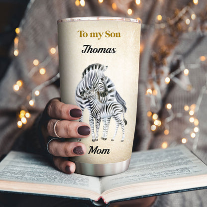 Personalized Stainless Steel Tumbler 20oz For Children - I Can Promise To Love You For The Rest Of Mine NUHN218