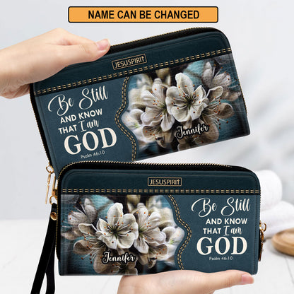 Be Still And Know That I Am God - Awesome Personalized Clutch Purse NUHN362