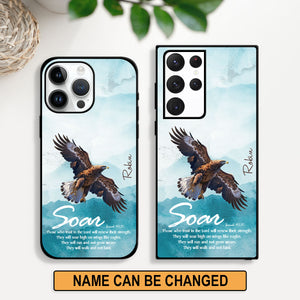Jesuspirit | Isaiah 40:31 | Personalized Phone Case | Religious Gift For Worship Leader | Those Who Trust In The Lord Will Renew Their Strength PCHN13