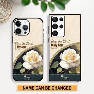 Jesuspirit | Psalm 103:1 | Personalized Phone Case | Bless The Lord O My Soul | Meaningful Gift For Christian Family PCHN26