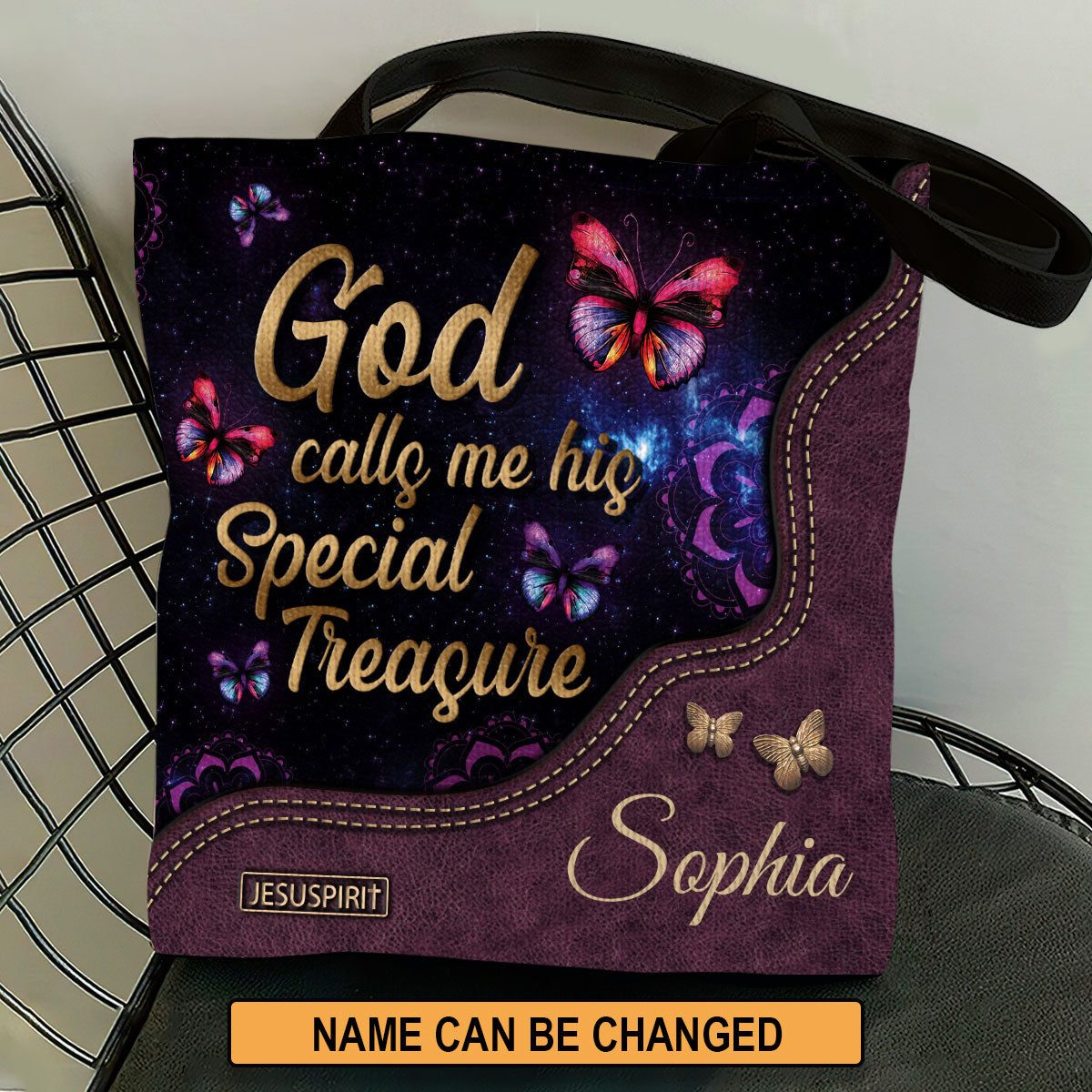 God Calls You His Special Treasure - Pretty Personalized Tote Bag AHN234