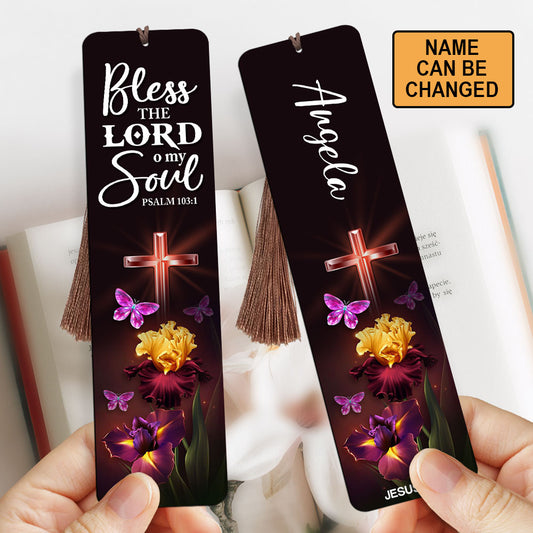 Bless The Lord O My Soul - Personalized Wooden Bookmarks NUH335